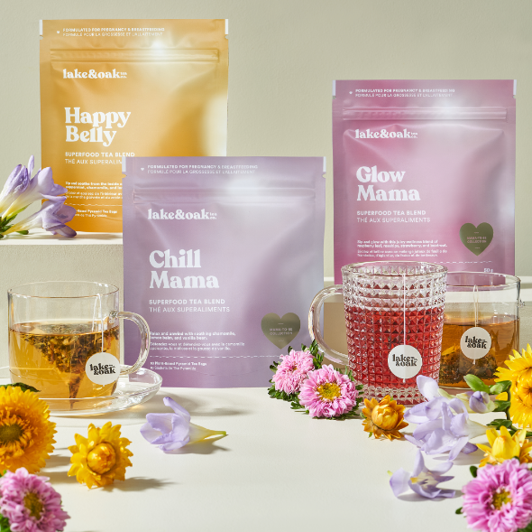 Happy Belly - Mama To Be Tea Collection: Plant-Based Pyramid Tea Bags - Retail Pouch