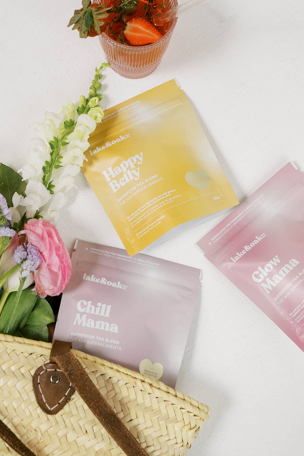 Happy Belly - Mama To Be Tea Collection: Plant-Based Pyramid Tea Bags - Retail Pouch