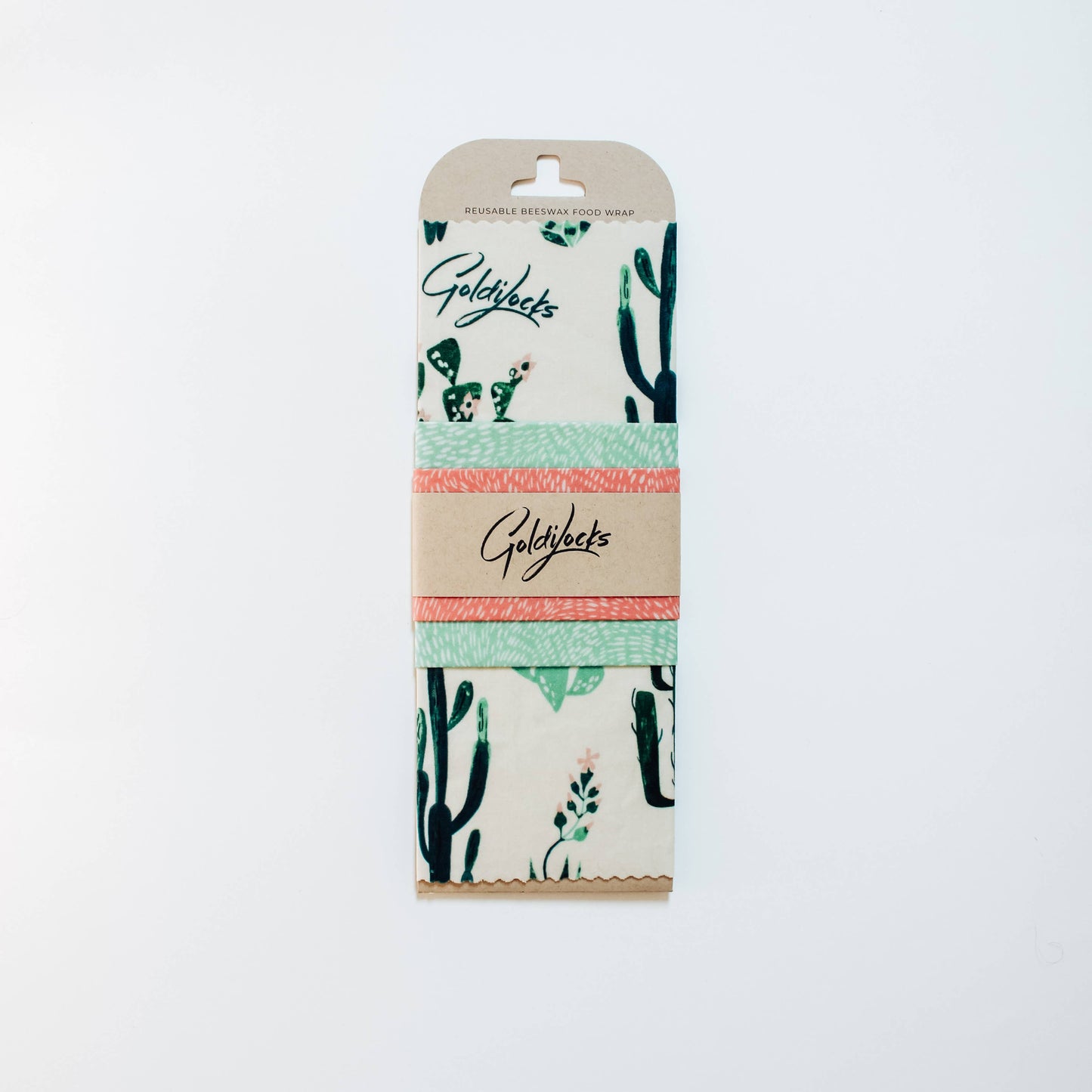 Beeswax Food Wraps: Cacti Set of 3