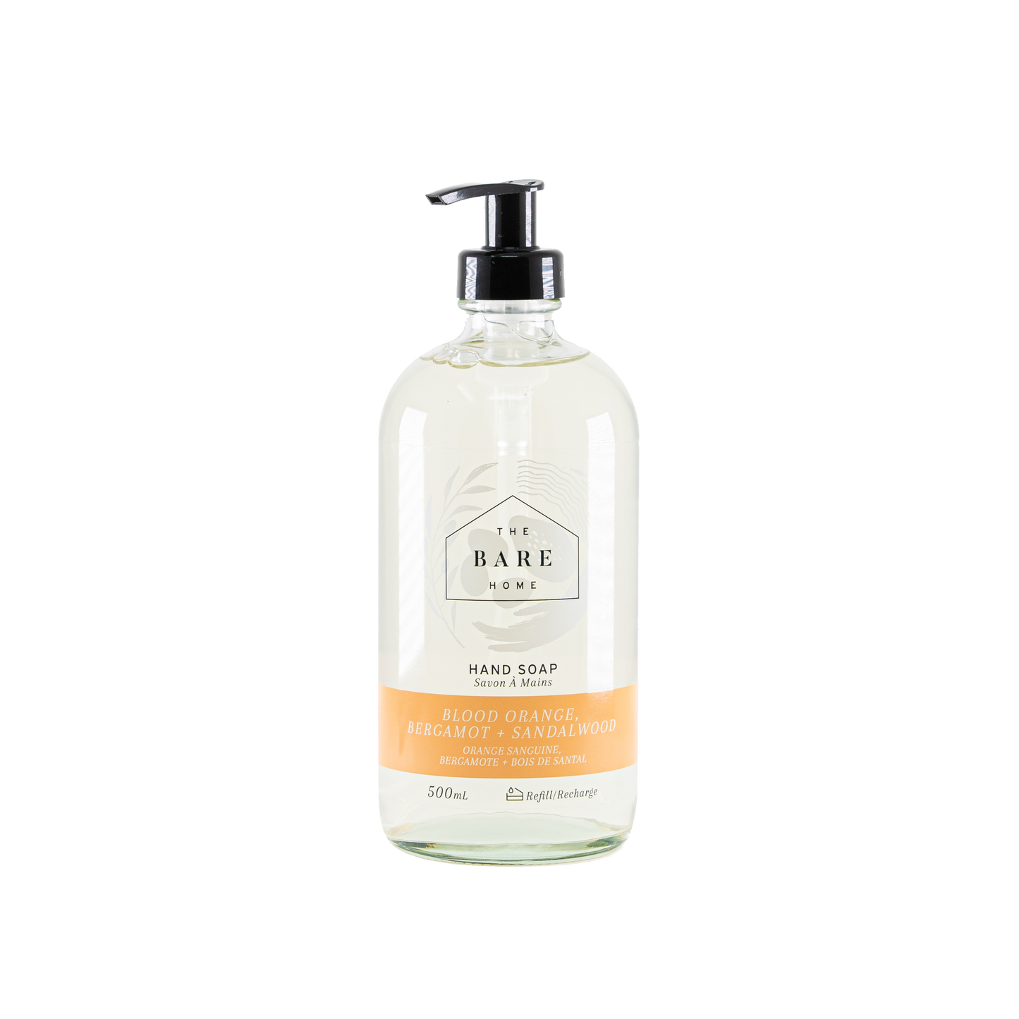 BLOOD ORANGE, BERGAMOT + SANDALWOOD HAND SOAP 476ML