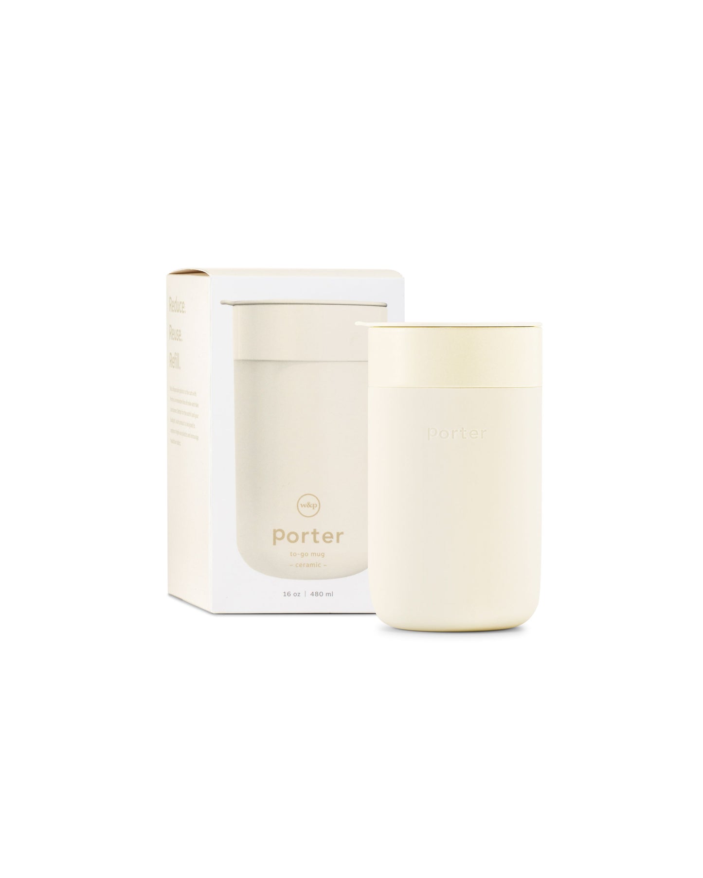 Porter Mug 16oz - Cream