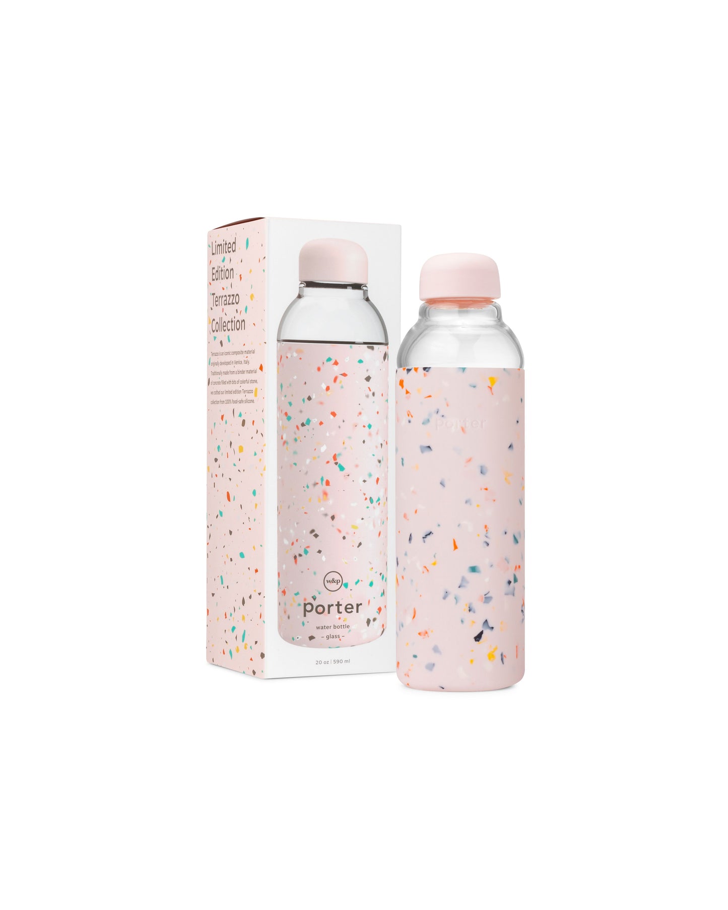 Porter Water Bottle - Terrazzo Blush