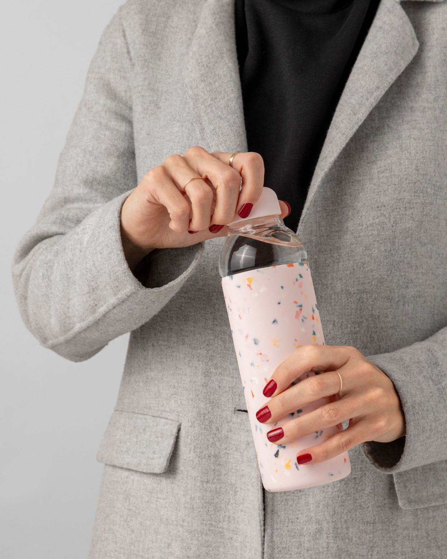 Porter Water Bottle - Terrazzo Blush