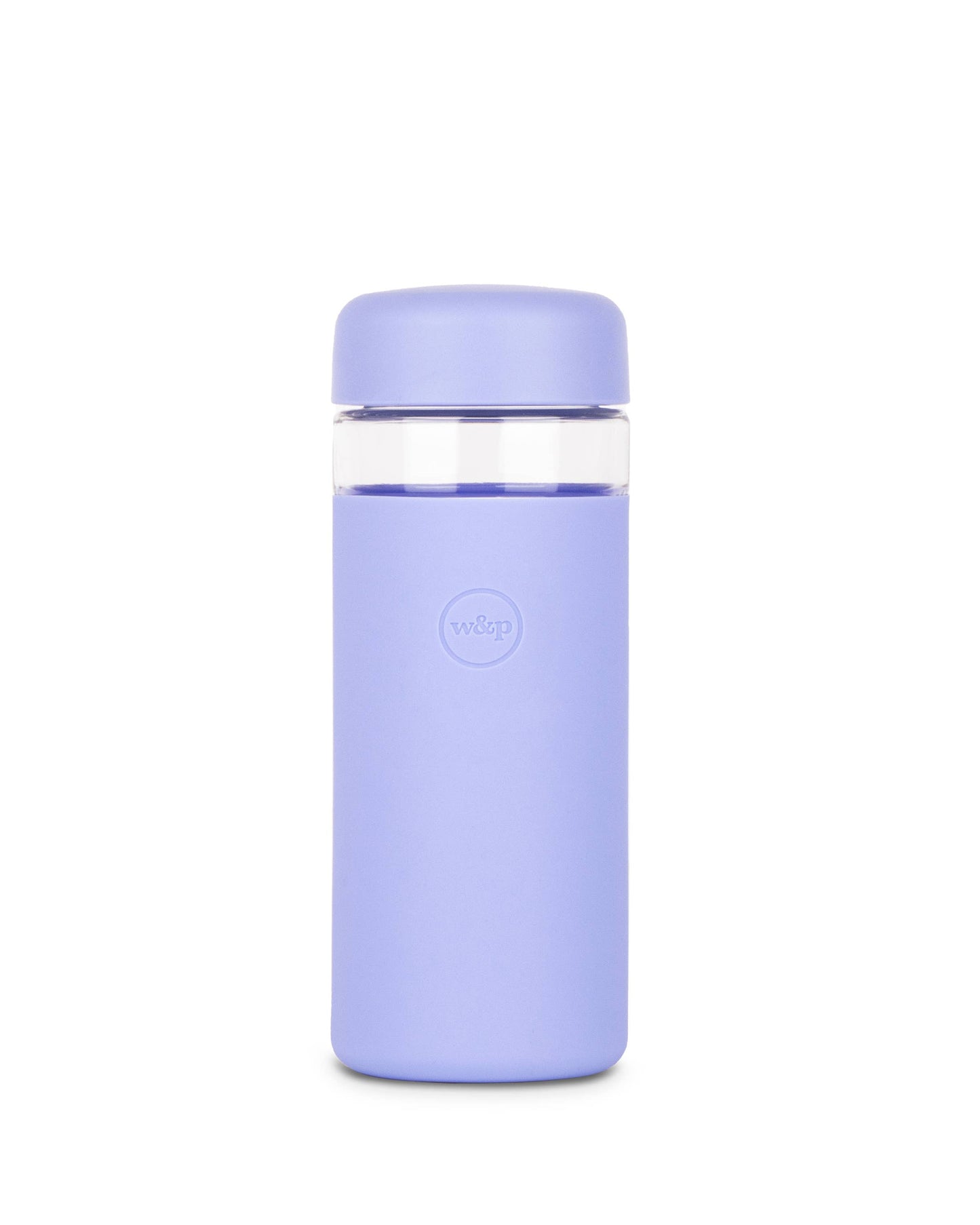 Porter Wide Mouth Reusable Glass Water Bottle: Blush