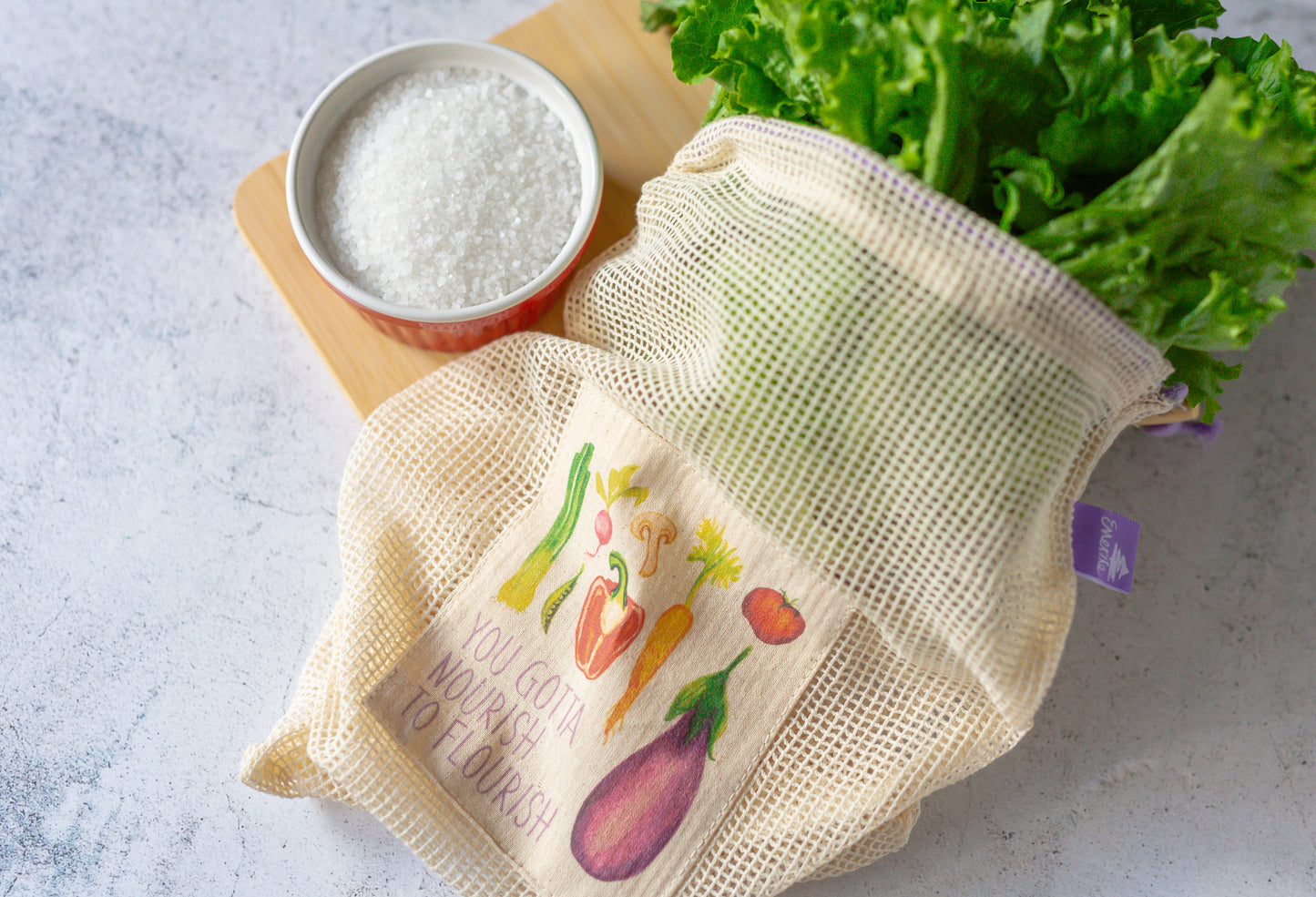 Reusable Produce Bag - You Gotta Nourish To Flourish